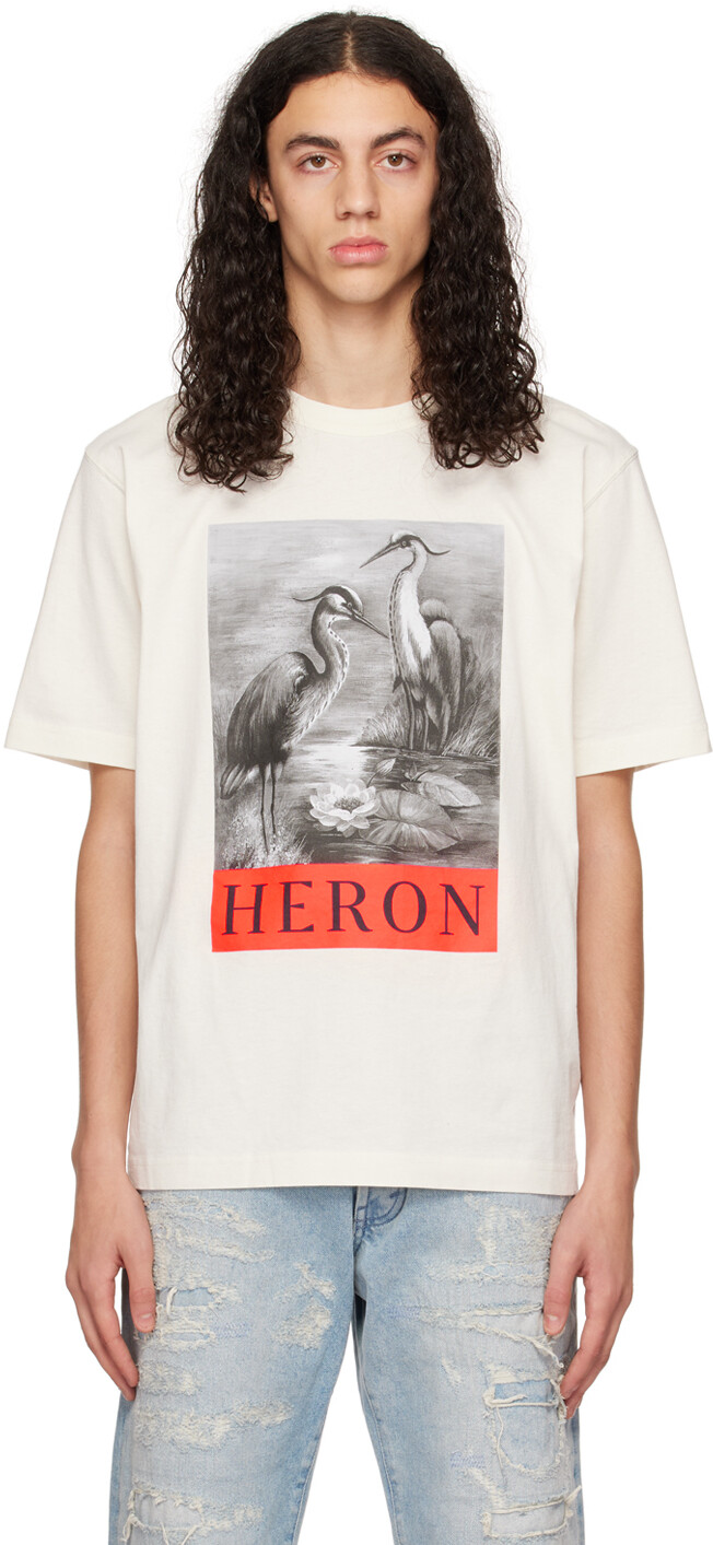 

Футболка Off-White Heron Heron Preston, Серый