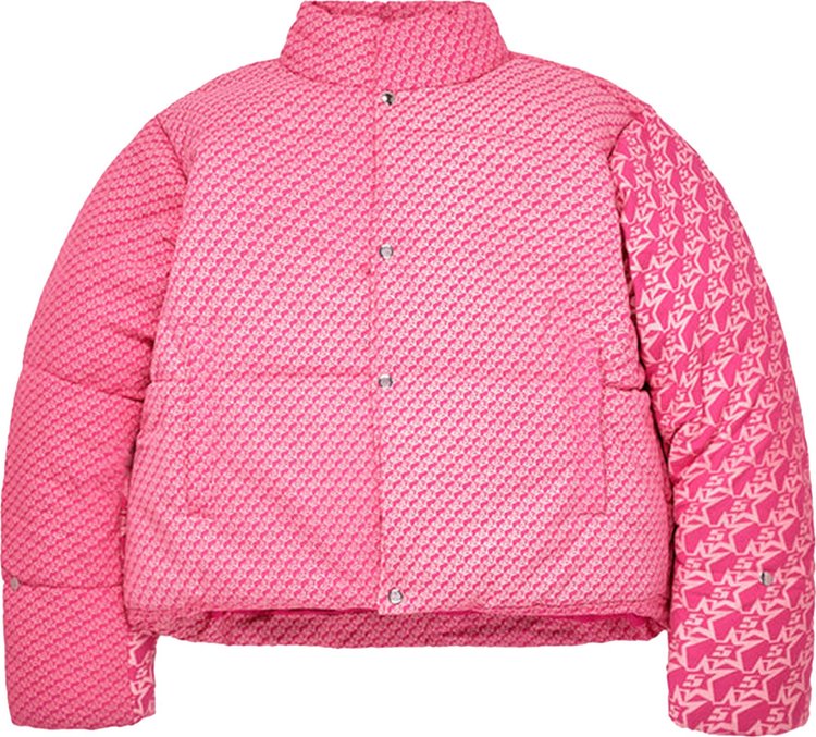 Пуховик Sp5der 5Star P*nk Puffer Jacket 'Pink', розовый