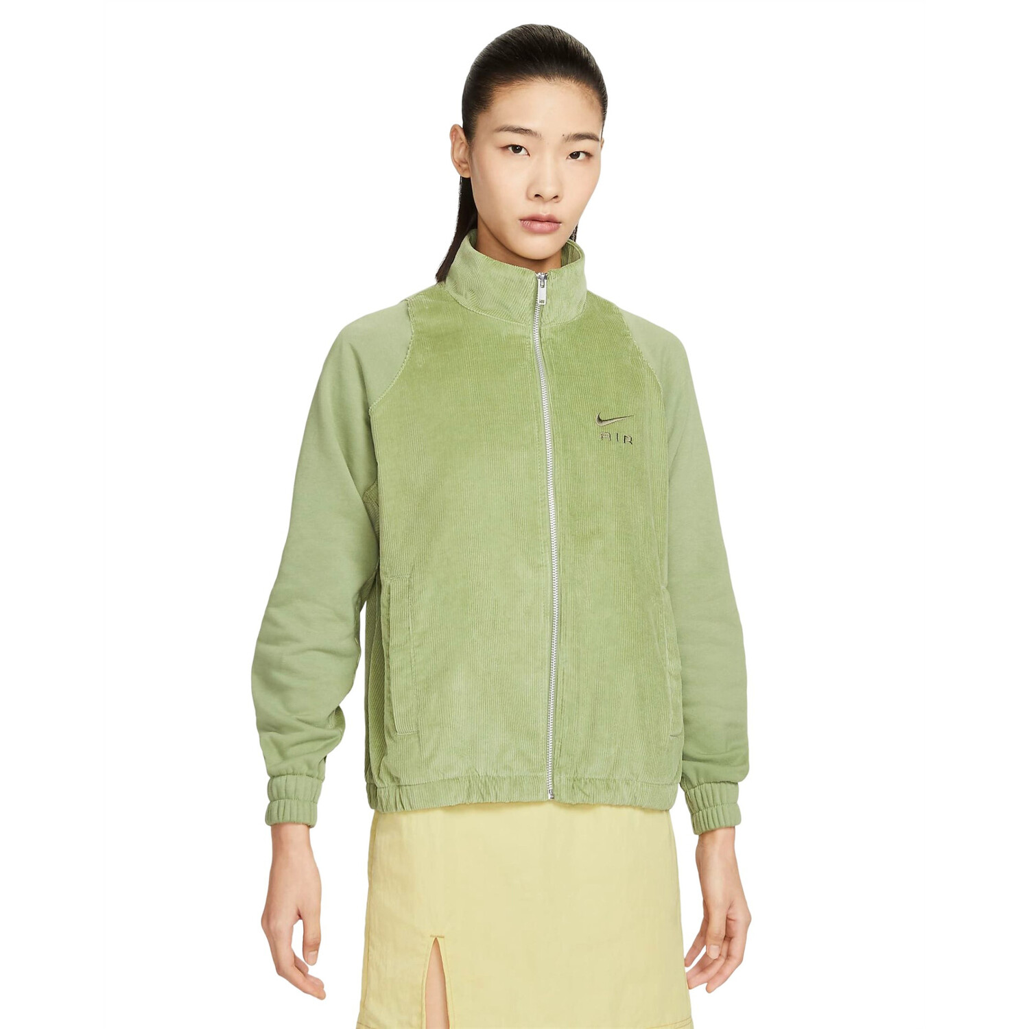 

Куртка Nike Air Women's Corduroy Fleece Full Zip, оливково-зеленый