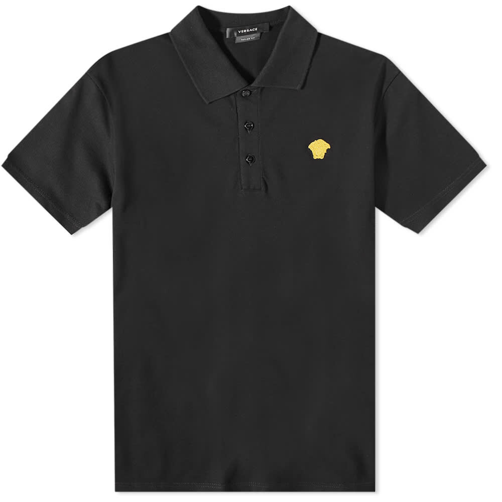 

Футболка Versace Medusa Logo Polo Shirt, Черный, Футболка Versace Medusa Logo Polo Shirt