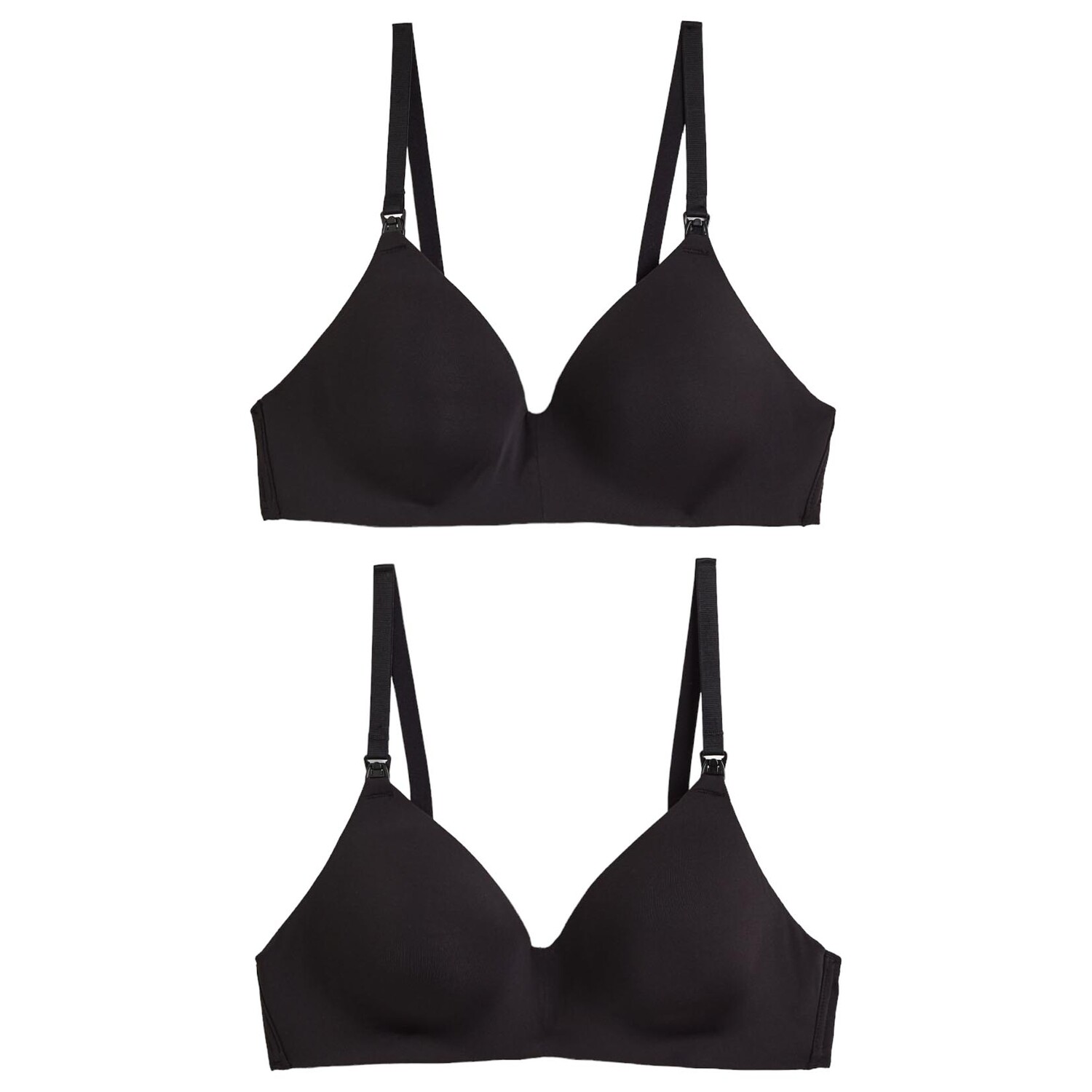 

Набор бюстгальтеров для беременных H&M Padded Nursing, 2 предмета, черный