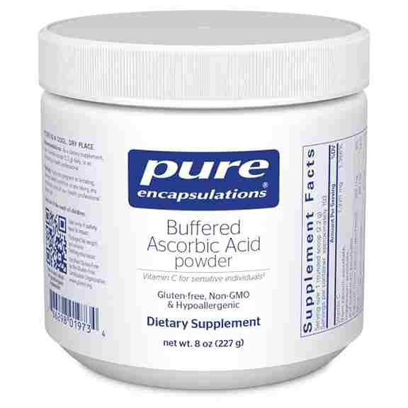 цена Витамин С Pure Encapsulations Buffered Ascorbic Acid, 227 г