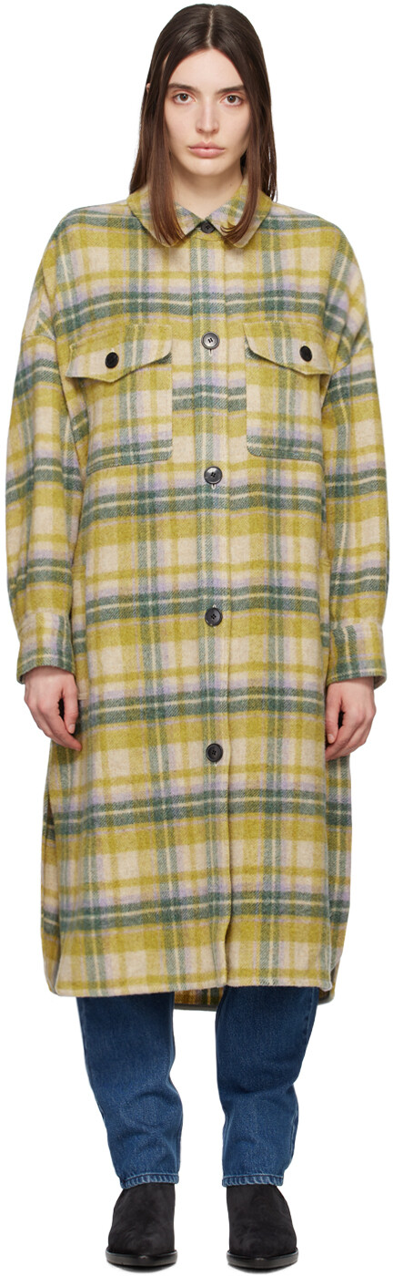 

Желтое пальто Fontia Isabel Marant Etoile, Желтый