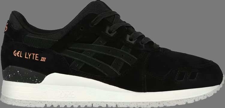 Кроссовки gel lyte 3 rose gold 'black' Asics, черный - фото