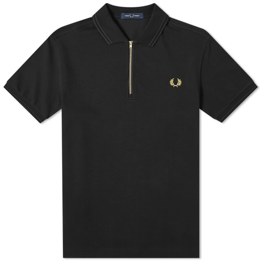 

Поло с воротником на молнии Fred Perry
