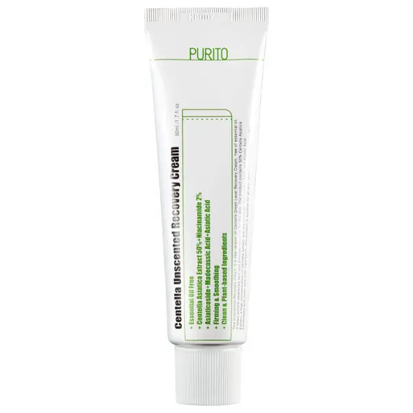 

Purito Centella Unscented крем для лица без отдушек на основе аира азиатского, 50 мл