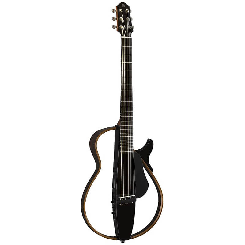 Бесшумная электроакустическая гитара Yamaha SLG200S, черный цена и фото