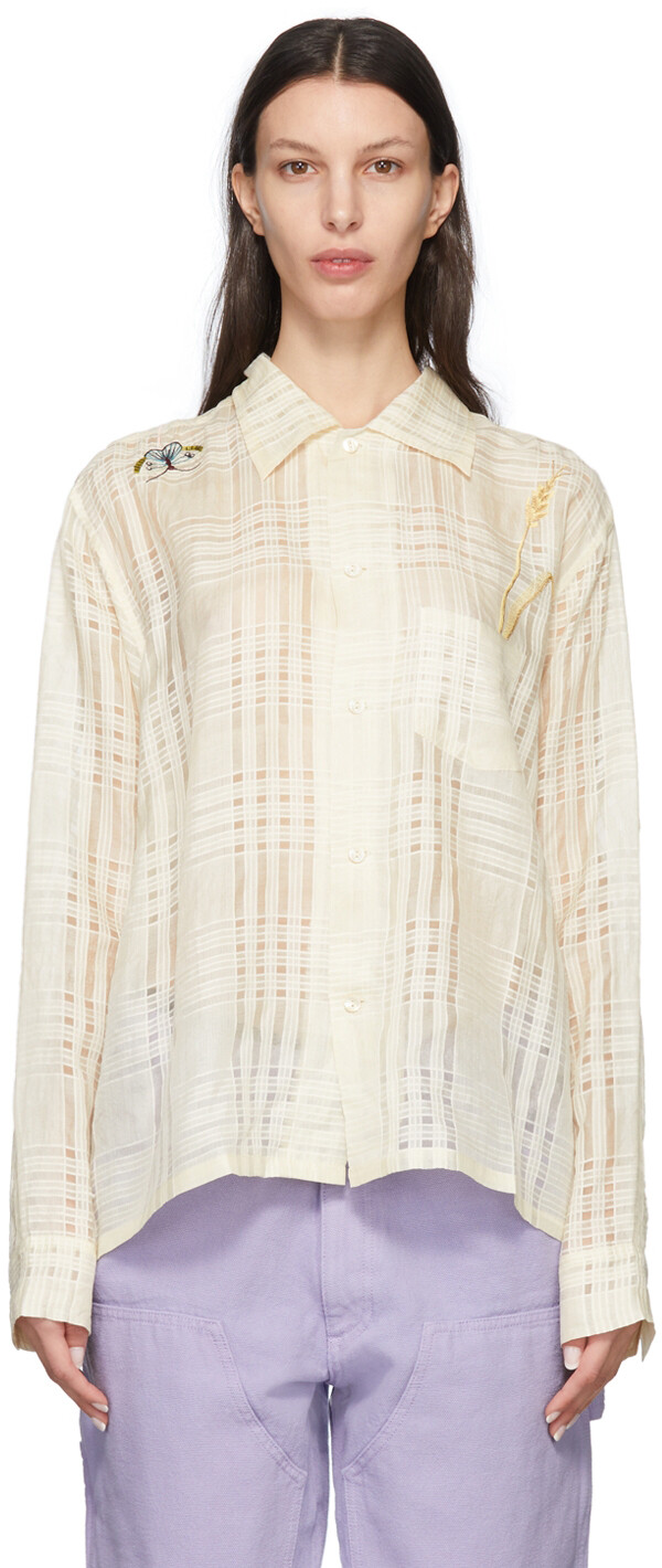 

Клубничная рубашка Off-White Sky High Farm Workwear