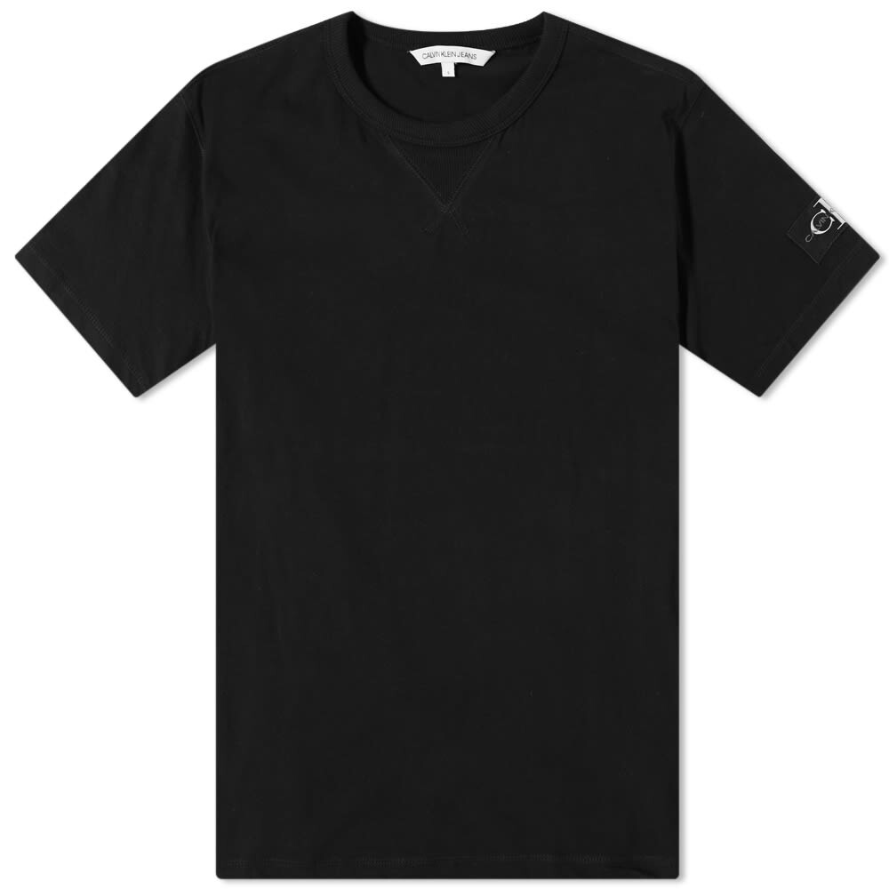

Футболка Calvin Klein Monogram Sleeve Badge Tee, Черный