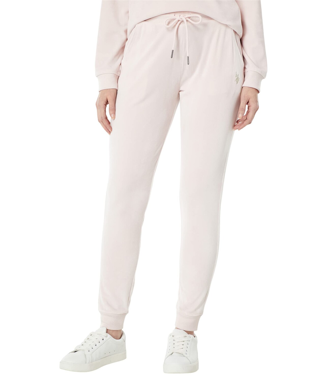 

Джогггеры U.S. POLO ASSN., Velour Joggers, Белый