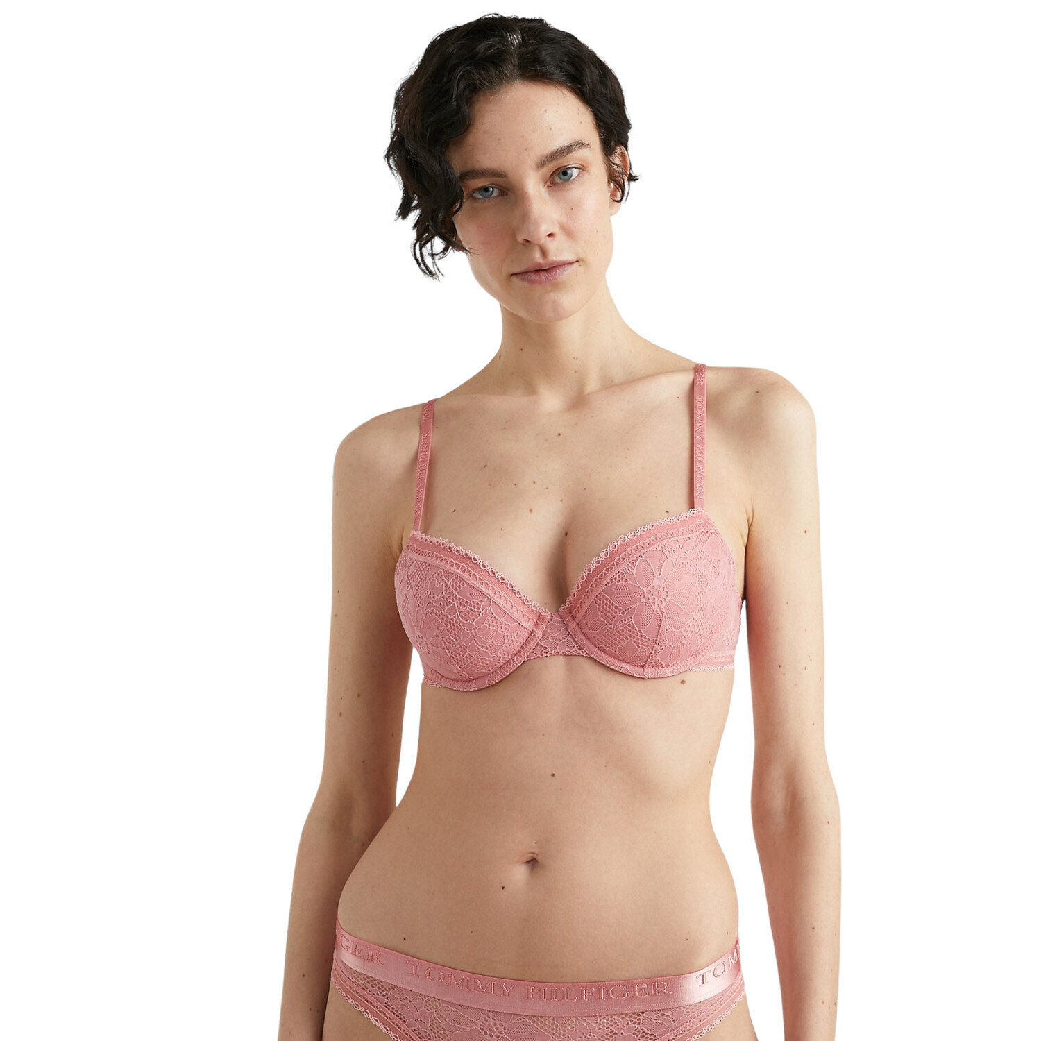 

Бюстгальтер Tommy Hilfiger Lace Spacer, розовый