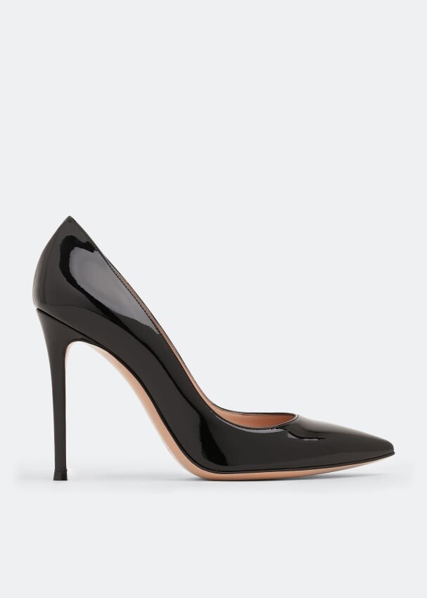 

Туфли GIANVITO ROSSI Gianvito patent leather pumps, черный