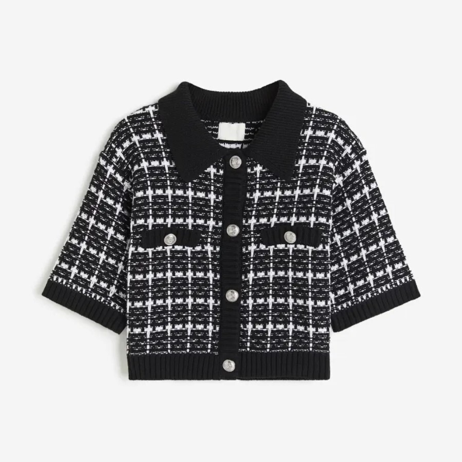 

Кардиган H&M Collar, черный