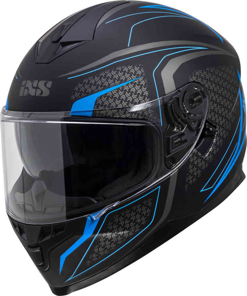 1100 2.4 Шлем IXS, черный матовый/синий 1100 1 0 шлем ixs синий мэтт