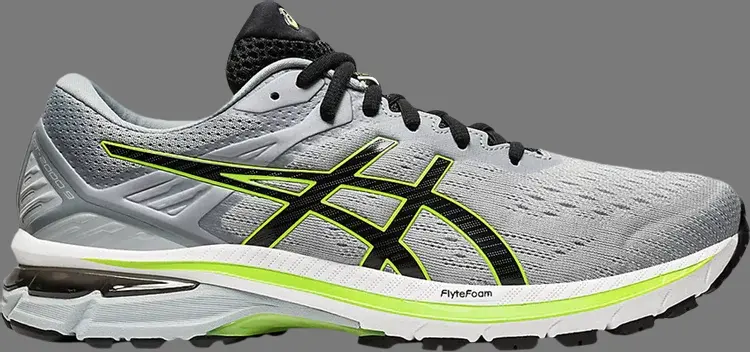 

Кроссовки gt 2000 9 'sheet rock lime' Asics, серый