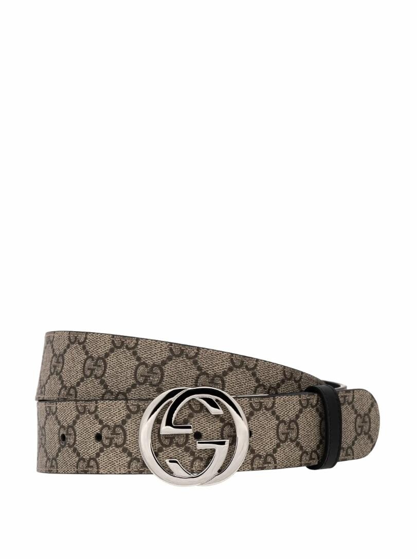 

Кожаный ремень Interlocking G Gucci