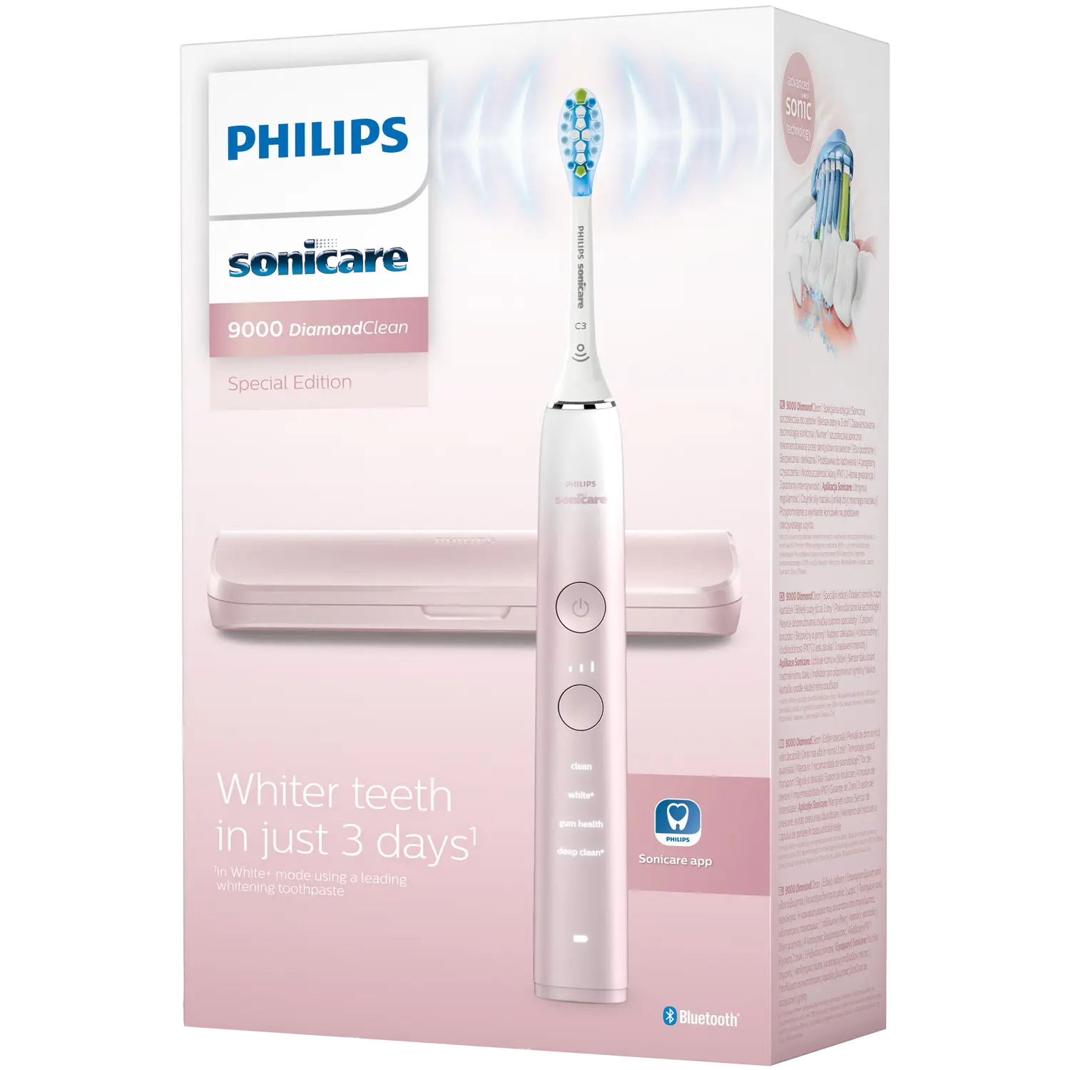 

Philips Sonicare DiamondClean 9000 Series HX9911/84 звуковая зубная щетка, 1 упаковка