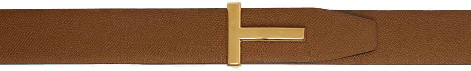 

Двусторонний ремень T Icon Tan & Off-White TOM FORD
