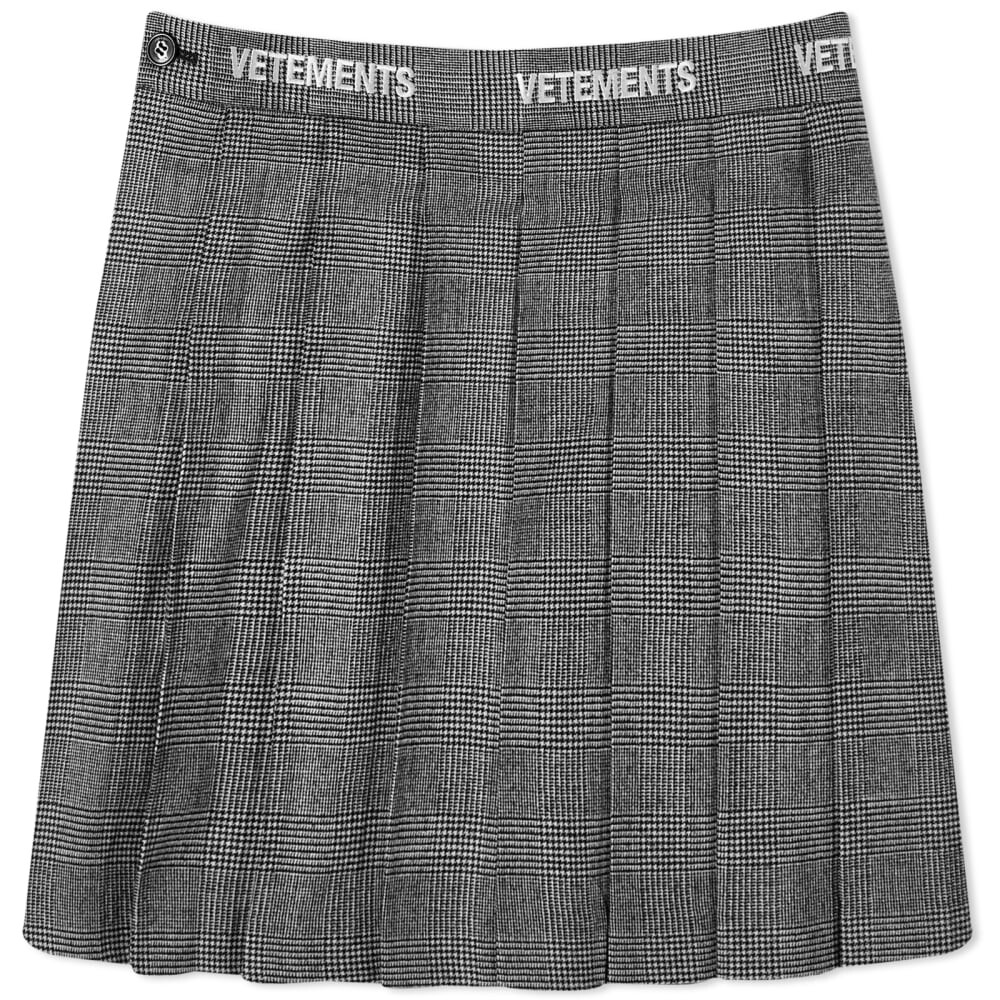 

Юбка VETEMENTS Logo School Girl Skirt