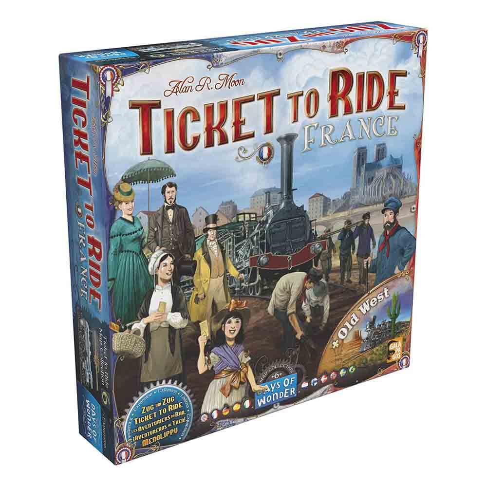 Дополнение для настольной игры Days of Wonder: Ticket To Ride France + Old West