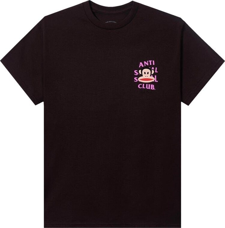 

Футболка Anti Social Social Club x Paul Frank Lounge Tee 'Dark Chocolate', коричневый