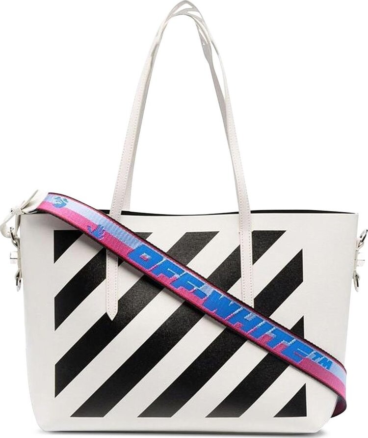 

Сумка-шоппер Off-White Diag Binder Shopper White/Black, белый