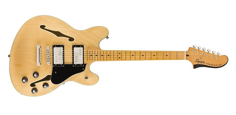 

Полуакустическая электрогитара Squier STARCASTER с кленовой накладкой
