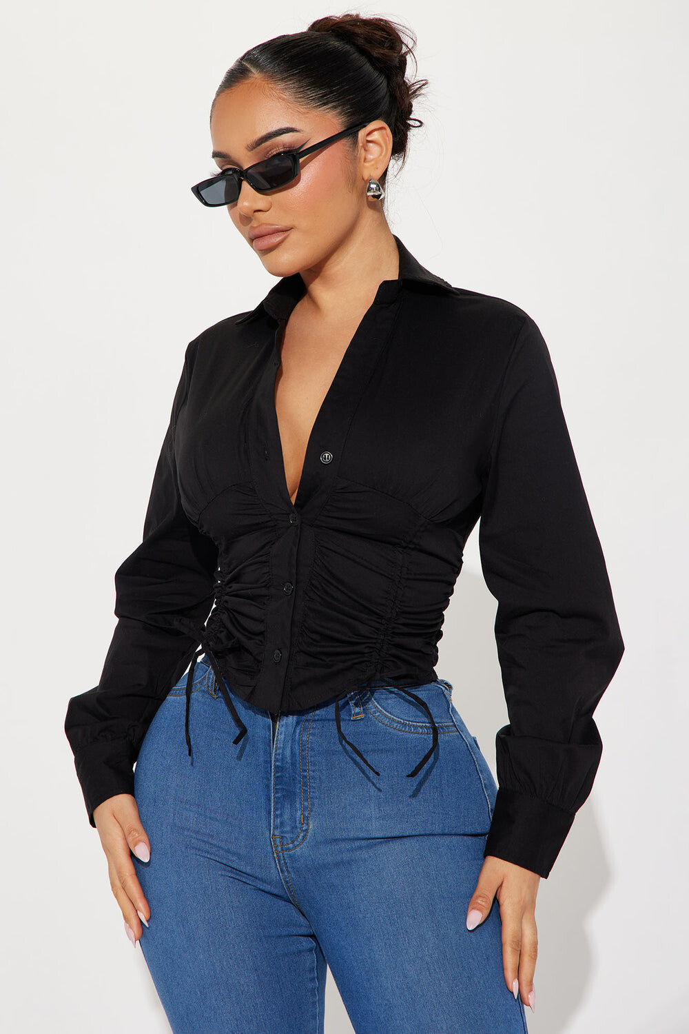 

Рубашка Fashion Nova TGI4727K, черный