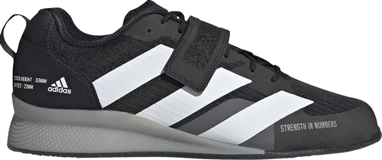 

Кроссовки Adidas Adipower Weightlifting 3 'Black White Grey', черный