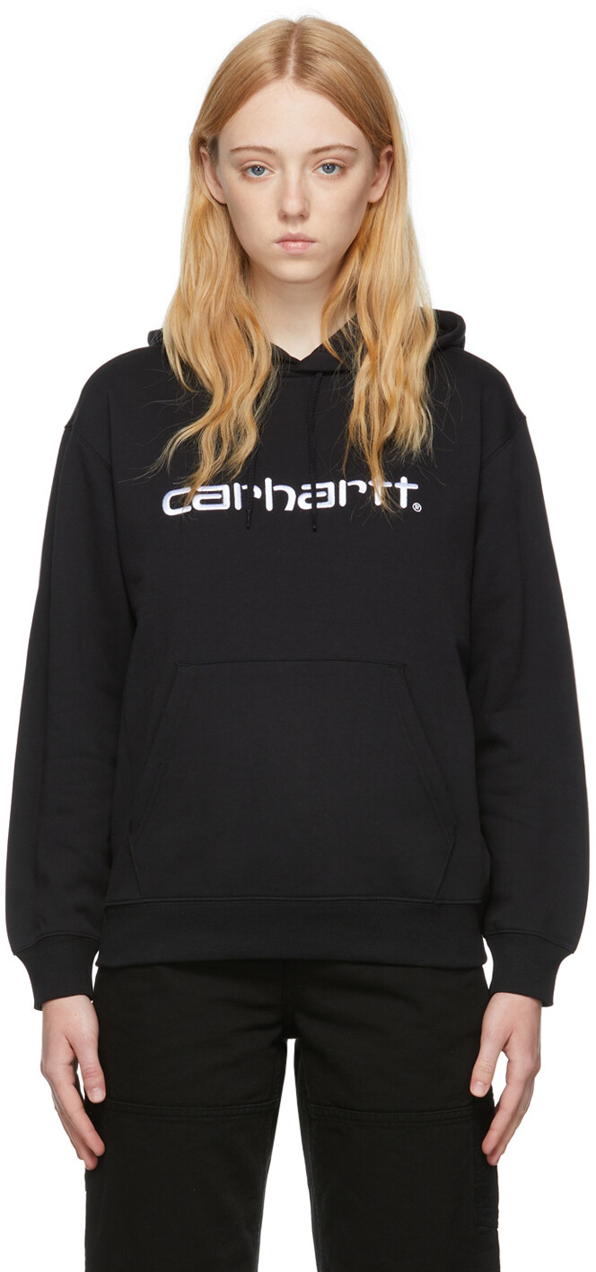 

Черный худи из хлопка Carhartt Work In Progress