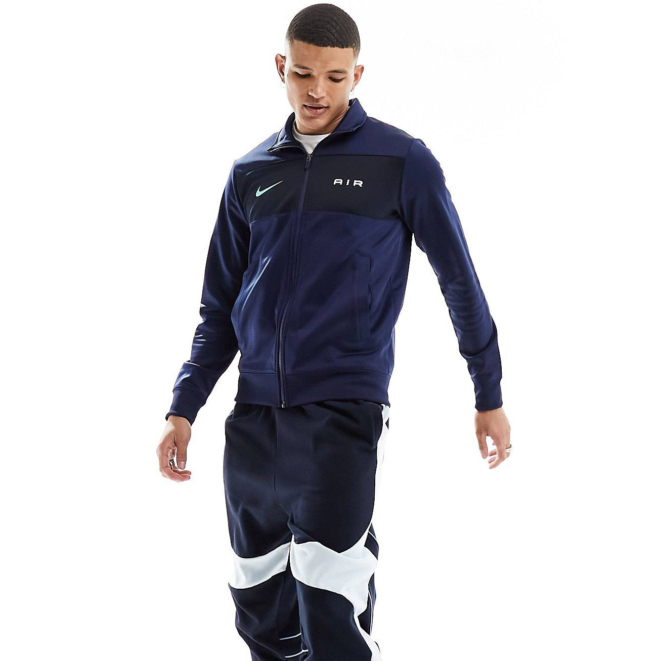 цена Куртка Nike Air Zip Through, темно-синий