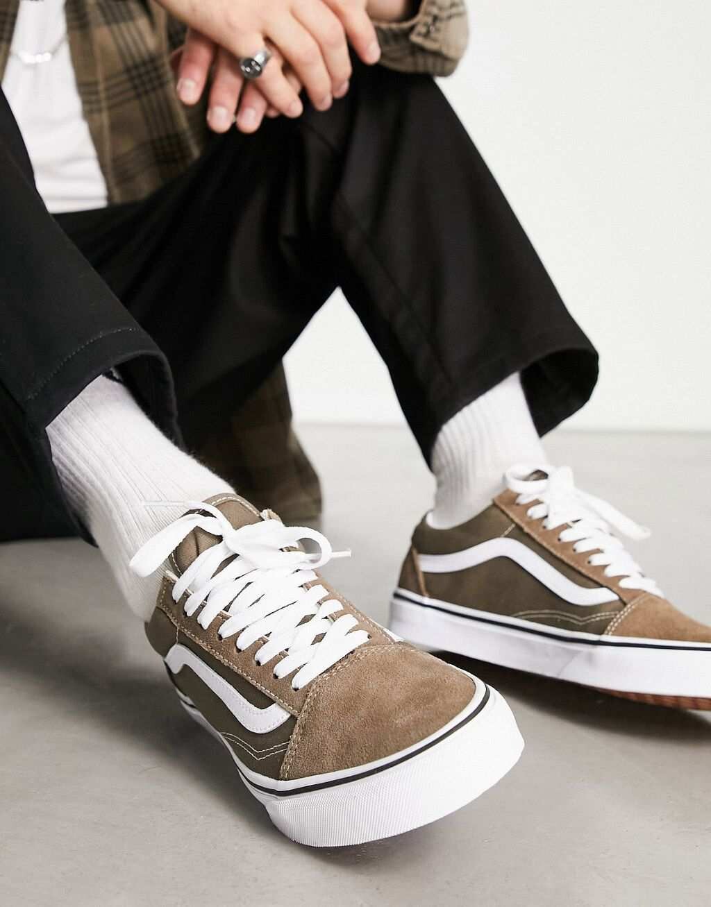 

Орехово-коричневые кроссовки Vans Old Skool