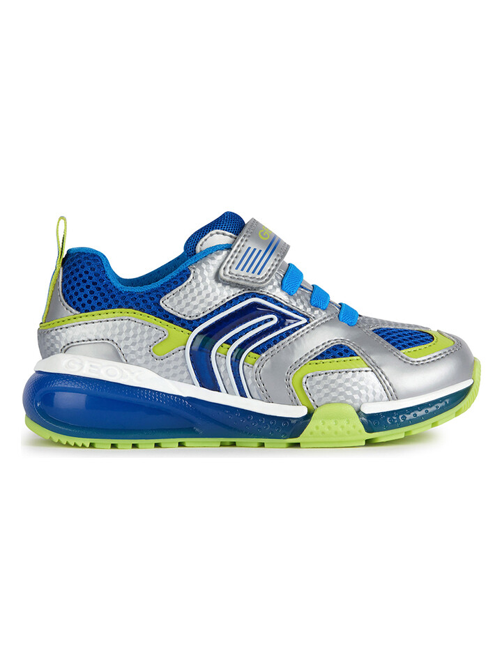 

Низкие кроссовки Geox Bayonyc, цвет Silber/Blau