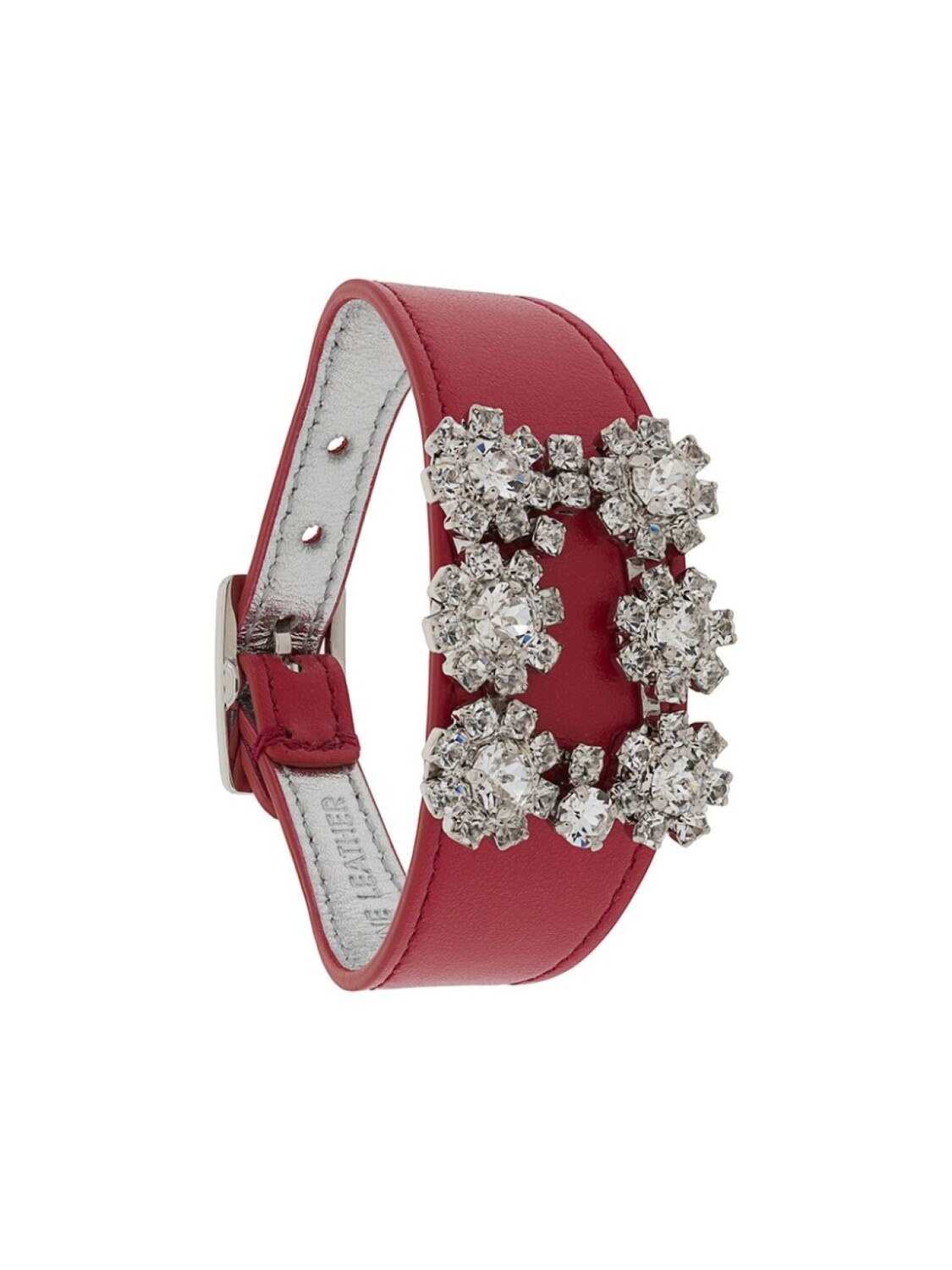 

Браслет с кристаллами Roger Vivier, красный