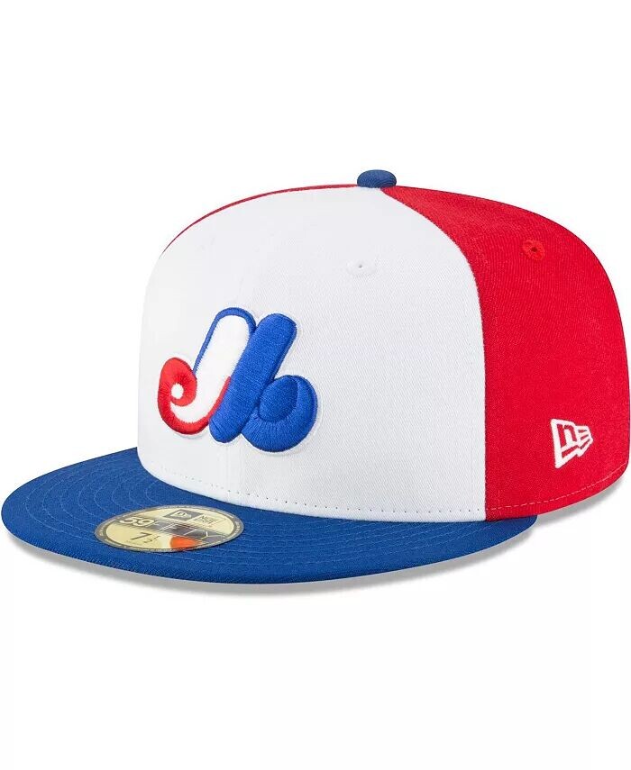 

Мужская белая шляпа Montreal Expos Cooperstown Collection Wool 59FIFTY New Era, белый