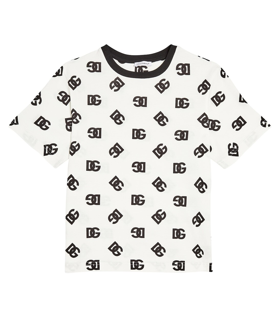 

Футболка из хлопкового джерси dg Dolce&Gabbana Kids, черный