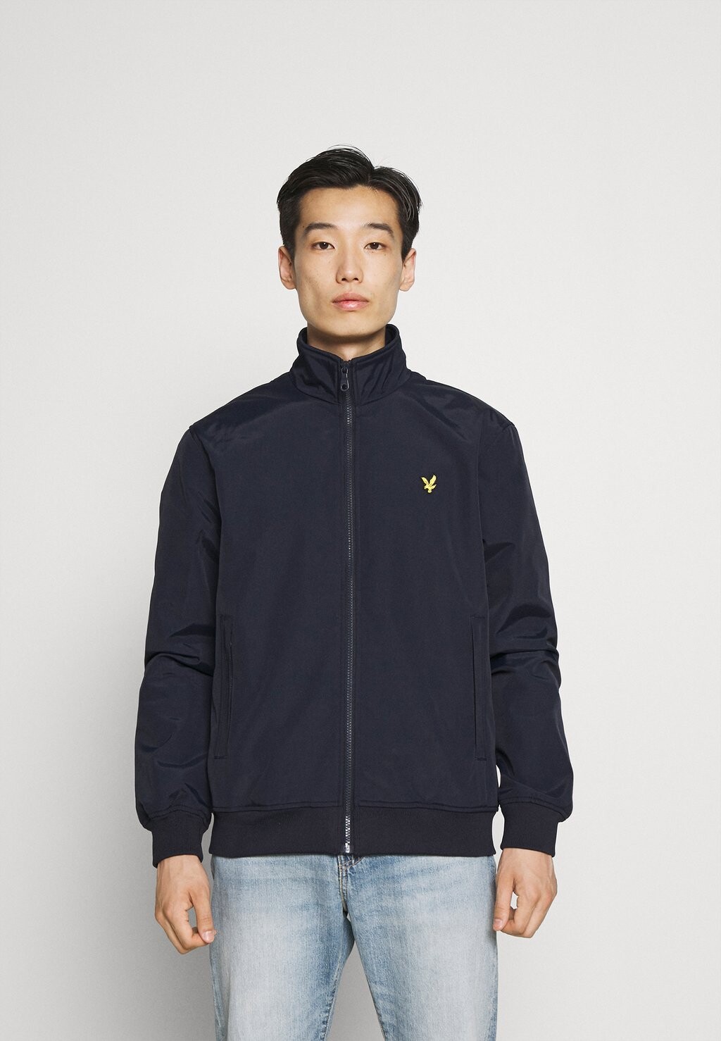 

Легкая куртка КУРТКА НА ФЛИСОВОЙ ПОДКЛАДКЕ Lyle & Scott, темно-синий
