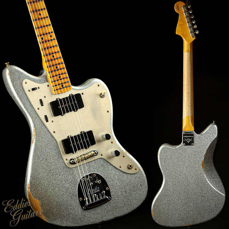 

Fender Custom Shop LTD Custom Jazzmaster Relic - Silver Sparkle