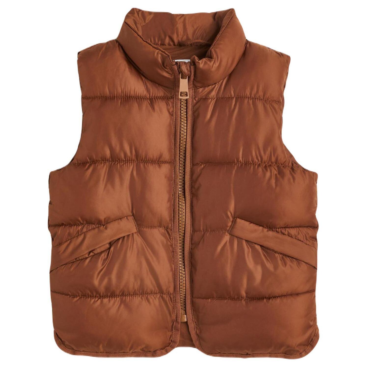 

Утепленный жилет H&M Water-repellent Puffer, коричневый
