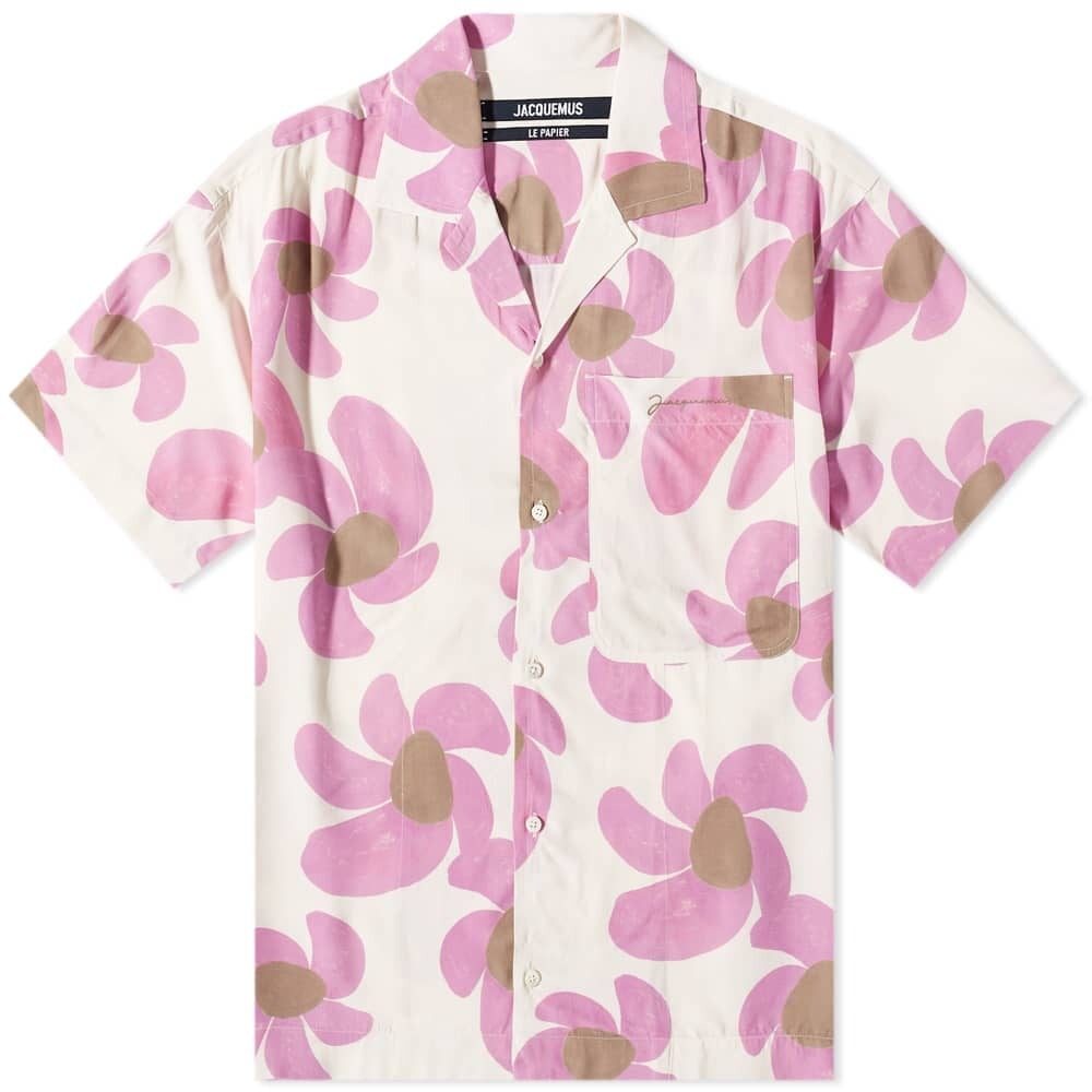 

Рубашка Jacquemus Flower Logo Vacation Shirt