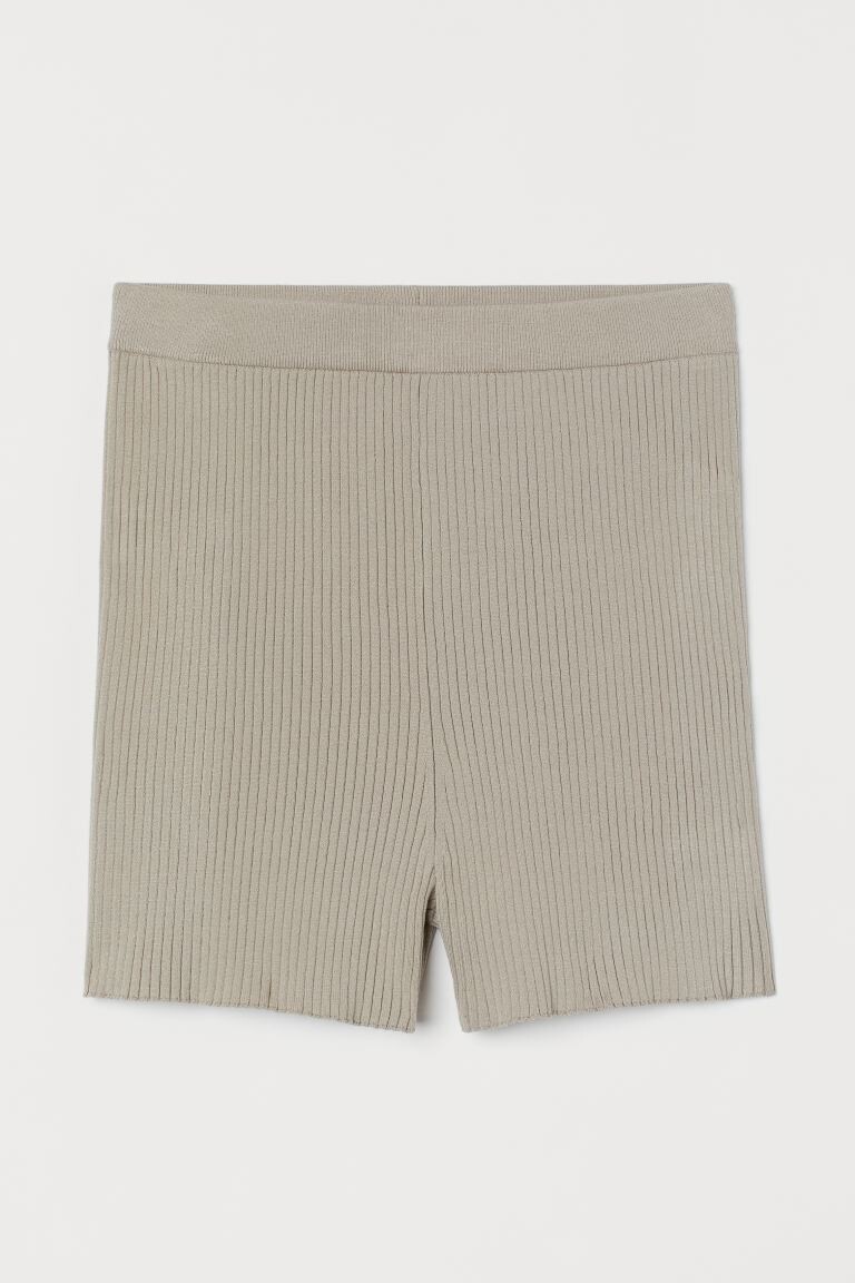 

Полосатые короткие леггинсы H&M, грейдж