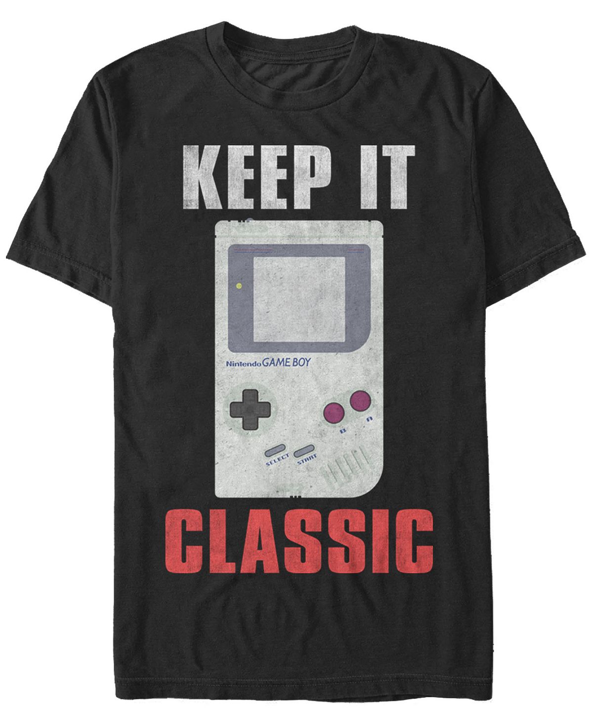 Мужская футболка с коротким рукавом nintendo game boy keep it classic Fifth  Sun, черный – заказать из-за границы с доставкой в «CDEK.Shopping»