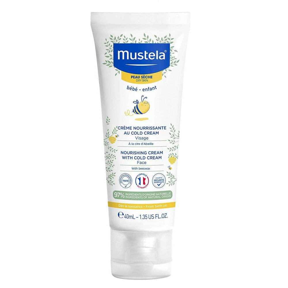 

Mustela Nourishing Cream With Cold Cream увлажняющий и расслабляющий крем для детей 40мл