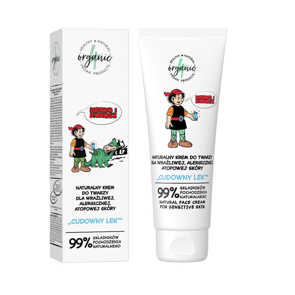 

4organic Kajko i Koszko Miracle Medicine натуральный крем для лица для чувствительной, аллергической и атопической кожи 50мл