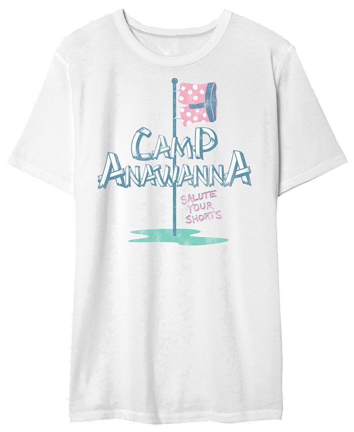 Мужская футболка с рисунком Camp Anawanna AIRWAVES, белый