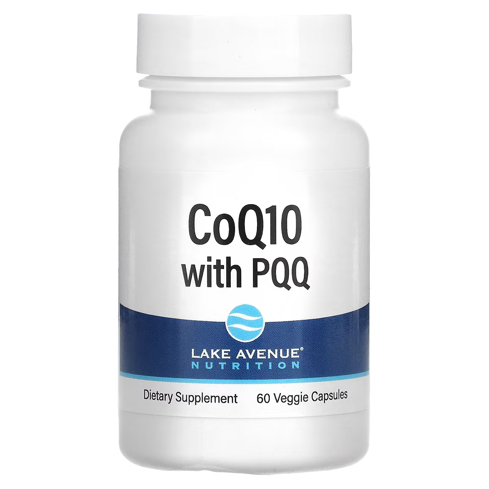 Коэнзим Q10 с PQQ Lake Avenue Nutrition 100 мг, 60 вегетарианских капсул