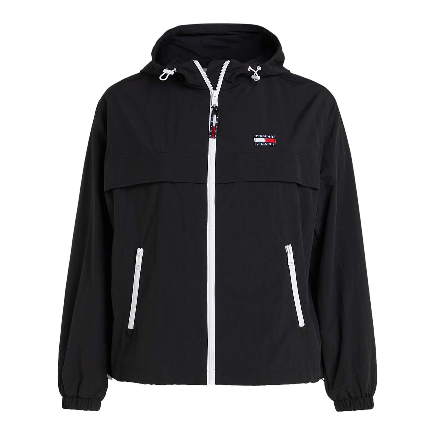 

Ветровка Tommy Jeans by Tommy Hilfiger Curve The Chicago Hooded, черный