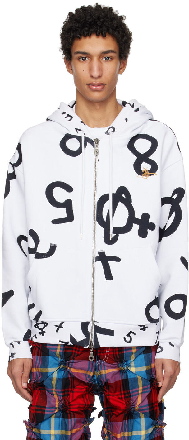 

Белая худи Rugged Numbers Vivienne Westwood, Белый