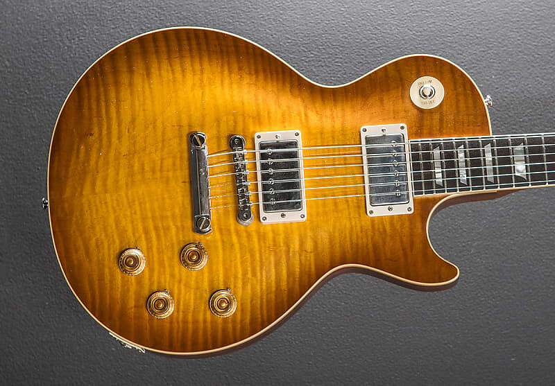 

Стандартное переиздание Les Paul 1959 года - Vintage Lemon Burst Gibson Les Paul Standard Reissue -