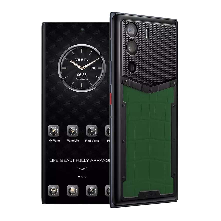 

Смартфон Vertu Metavertu Alligator 18Гб/1Тб, 2 Nano-SIM, черный/зеленый